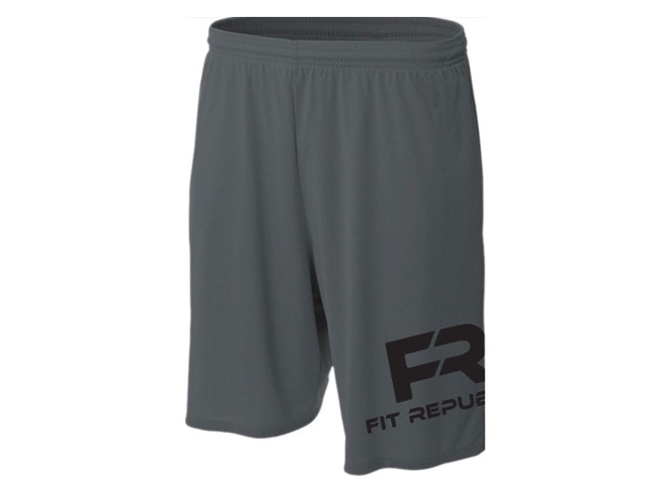 Black Shorts with Black Logo w/ Pockets