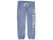 Women's Blue Vintage Washed Sweatsuit Set